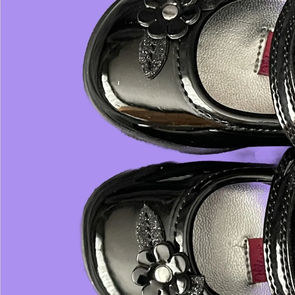 NEW Black Patent Leather Mary Janes Walkers SHOES Rachel Baby EASTER Infant Sz 3